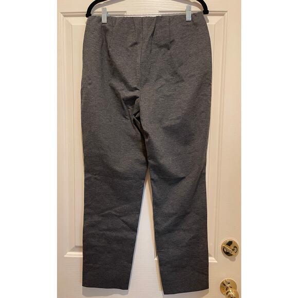 J. Jill Ponte Slim Leg Charcoal Heather Casual Pants Size Medium NWT Stretchy - Picture 8 of 10